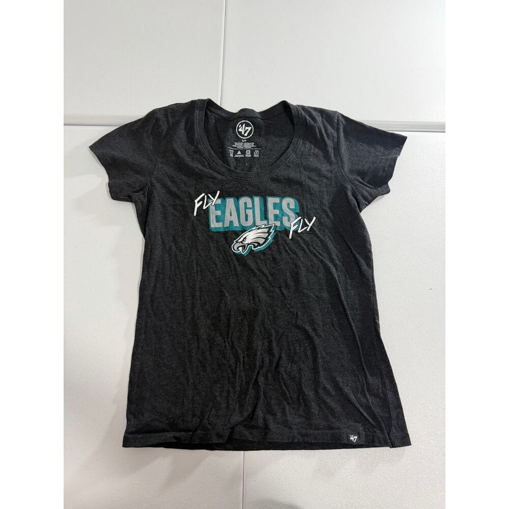 ‘47 Brand Philadelphia Eagles Womens S/P Fly Eagles Fly Graphic Tee